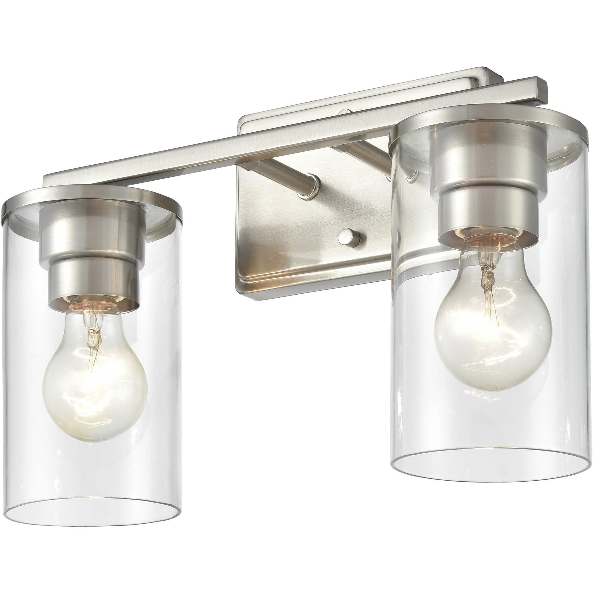 Verlana 2 Light 14 inch Brushed Nickel Bathroom Vanity Light Wall Light